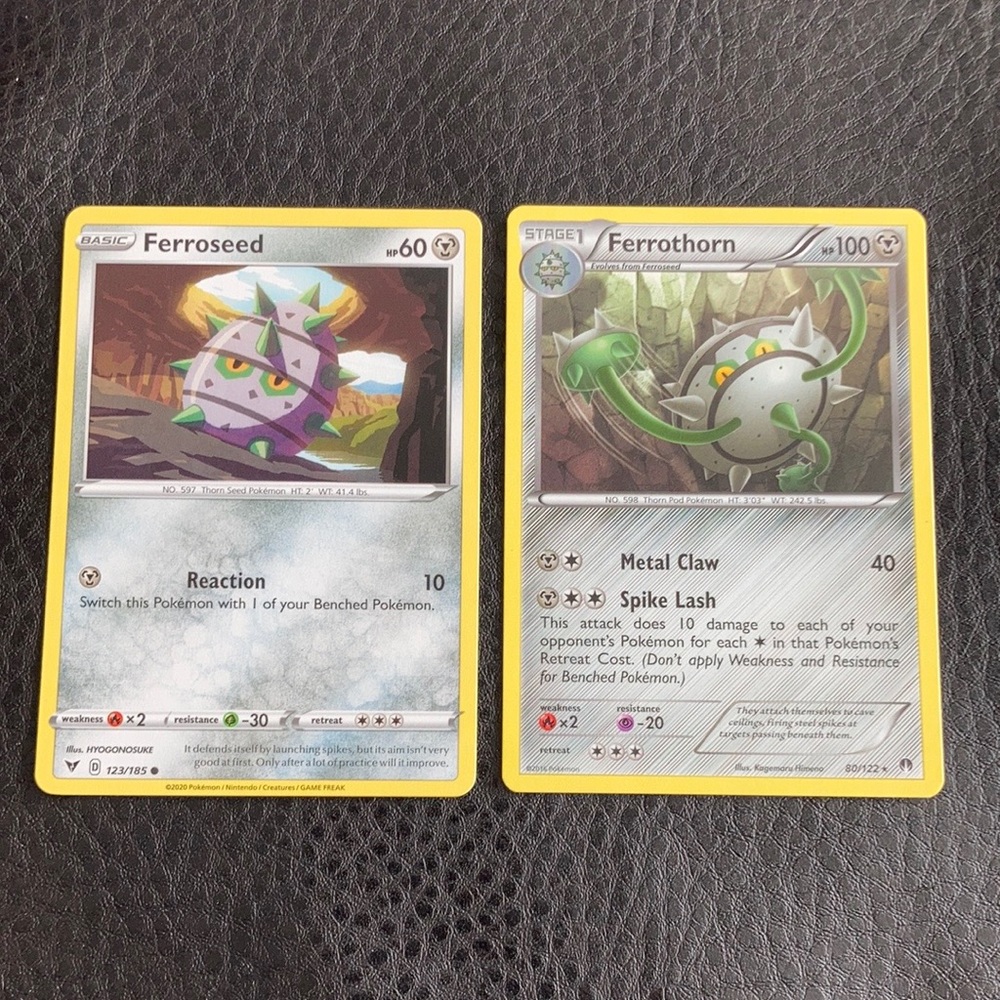 Ferroseed & Ferrothorn Pokémon Cards